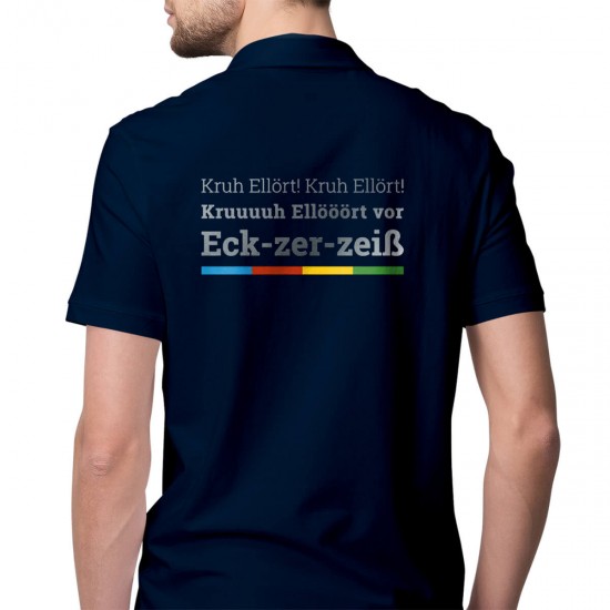 Maritimes Urlaubs Kreuzfahrt T-Shirt Back - Kruh Ellört in klassischen Farben - REFLECTION SERIES
