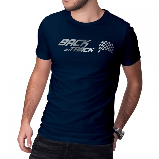 Motorsport Fan T-Shirt - BACK ON TRACK - REFLECTION SERIES