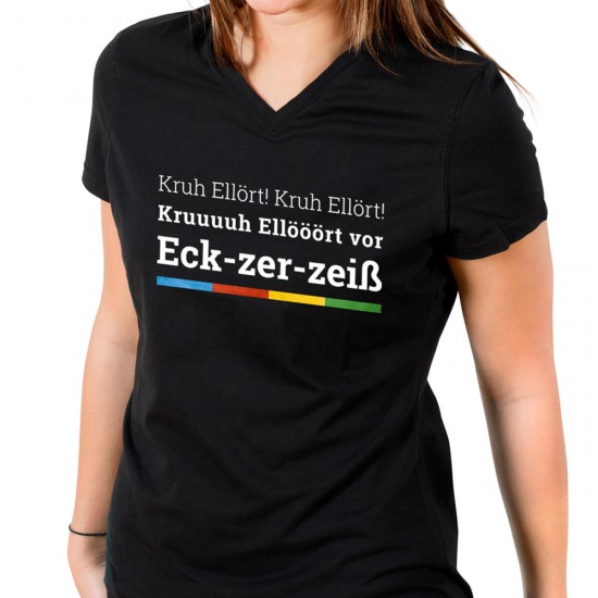 Maritime vacation cruise t-shirt - V-neck for women - Kruh Ellört in classic colors