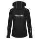 Lifestyle Softshell Jacket with reflective design and removable hood - WITH GERMAN CITY NAMES - Black - REFLECTION SERIES