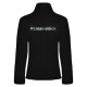 #FORYOU Softshell Jacket for women and men in urban lifestyle with reflective design PERSONALIZABLE - Black - REFLECTION SERIES