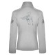 Riding jacket RIDE-PERFORMANCE RX - Softshell with reflective design - Pearl White - REFLECTION SERIES